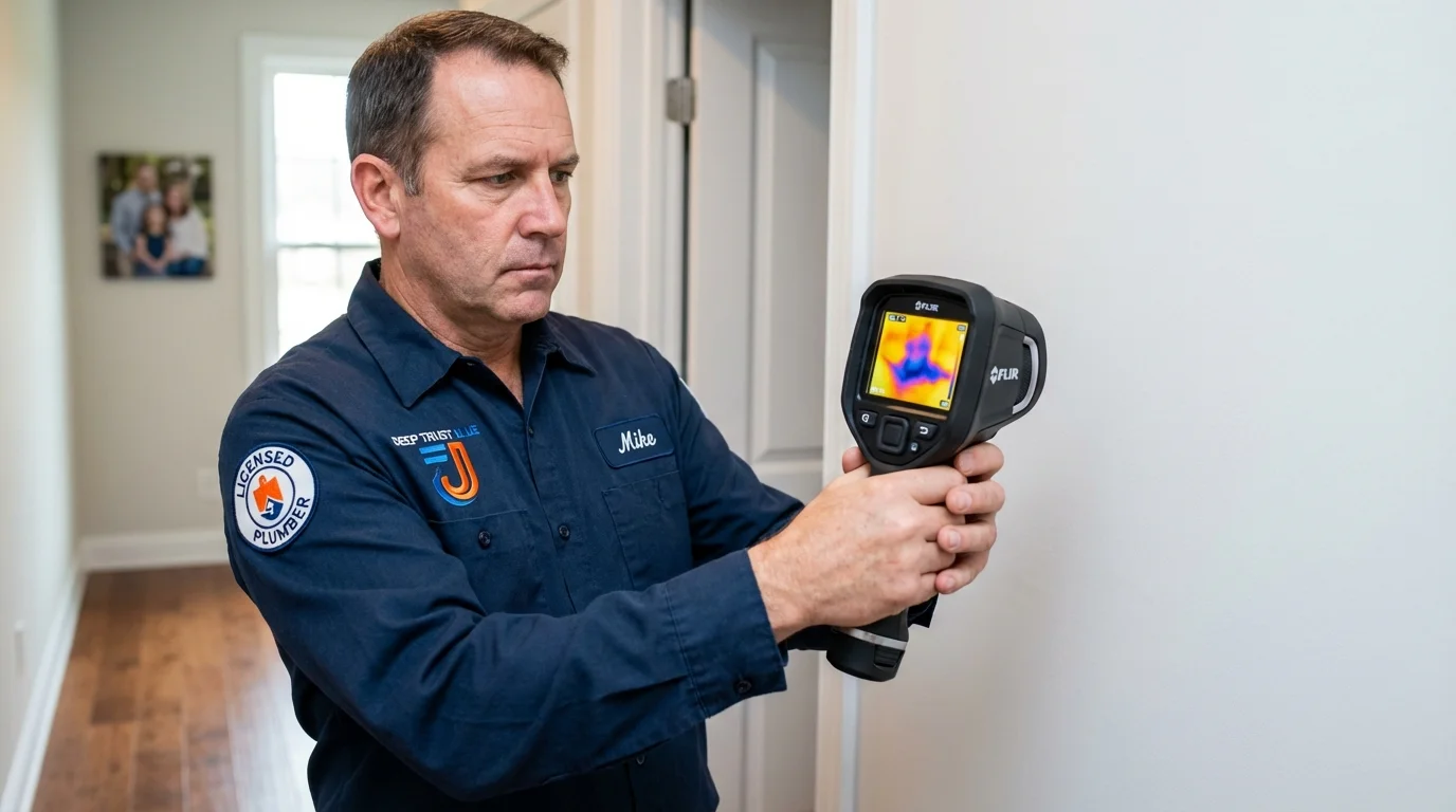 Thermal imaging leak detection by Johns Plumbing LLC in Canyon City